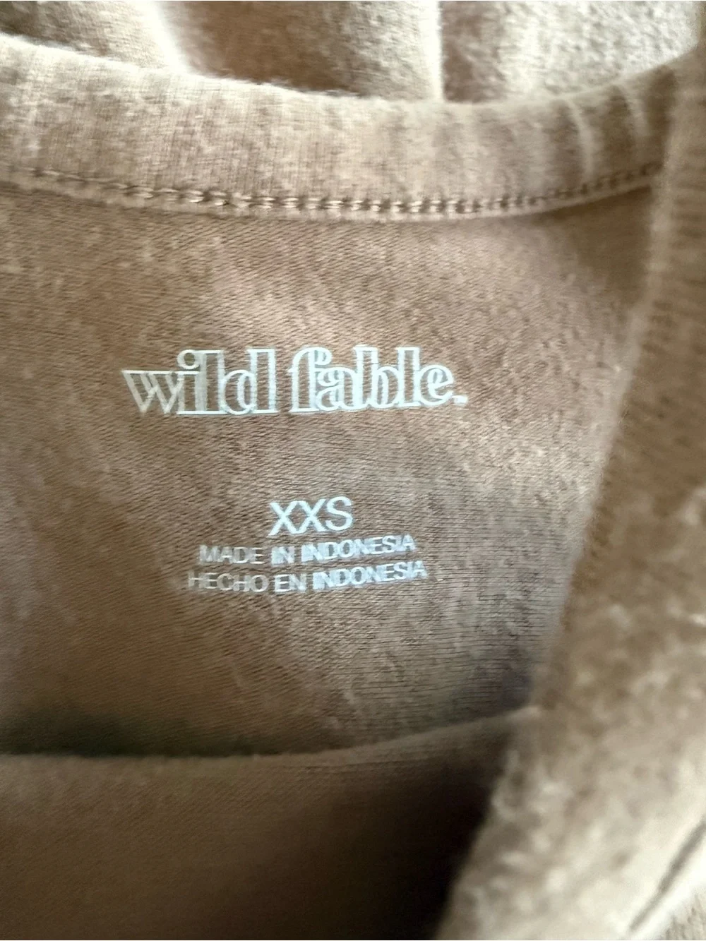 wild fable Tan Bodycon Dress Size XXS